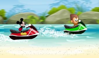 Jetski Mickey Race poster