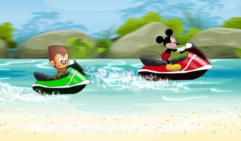 Jetski Mickey Race screenshot 1