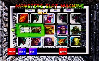 Monsters Slot Machine capture d'écran 1