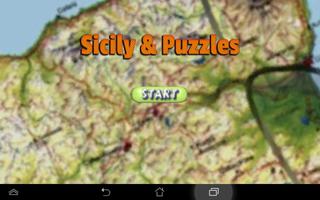 Sicily Puzzle Plakat