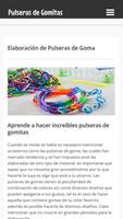 1 Schermata Pulseras de Gomitas