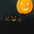 Halloween Pumpkin Fly icon