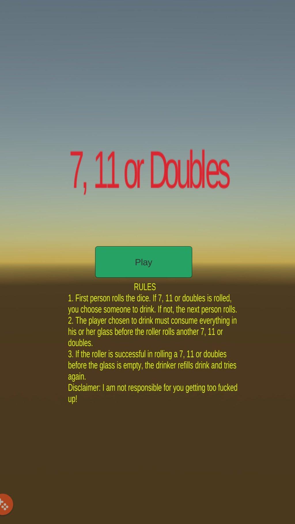 Dice 7-11 Dice 7-11