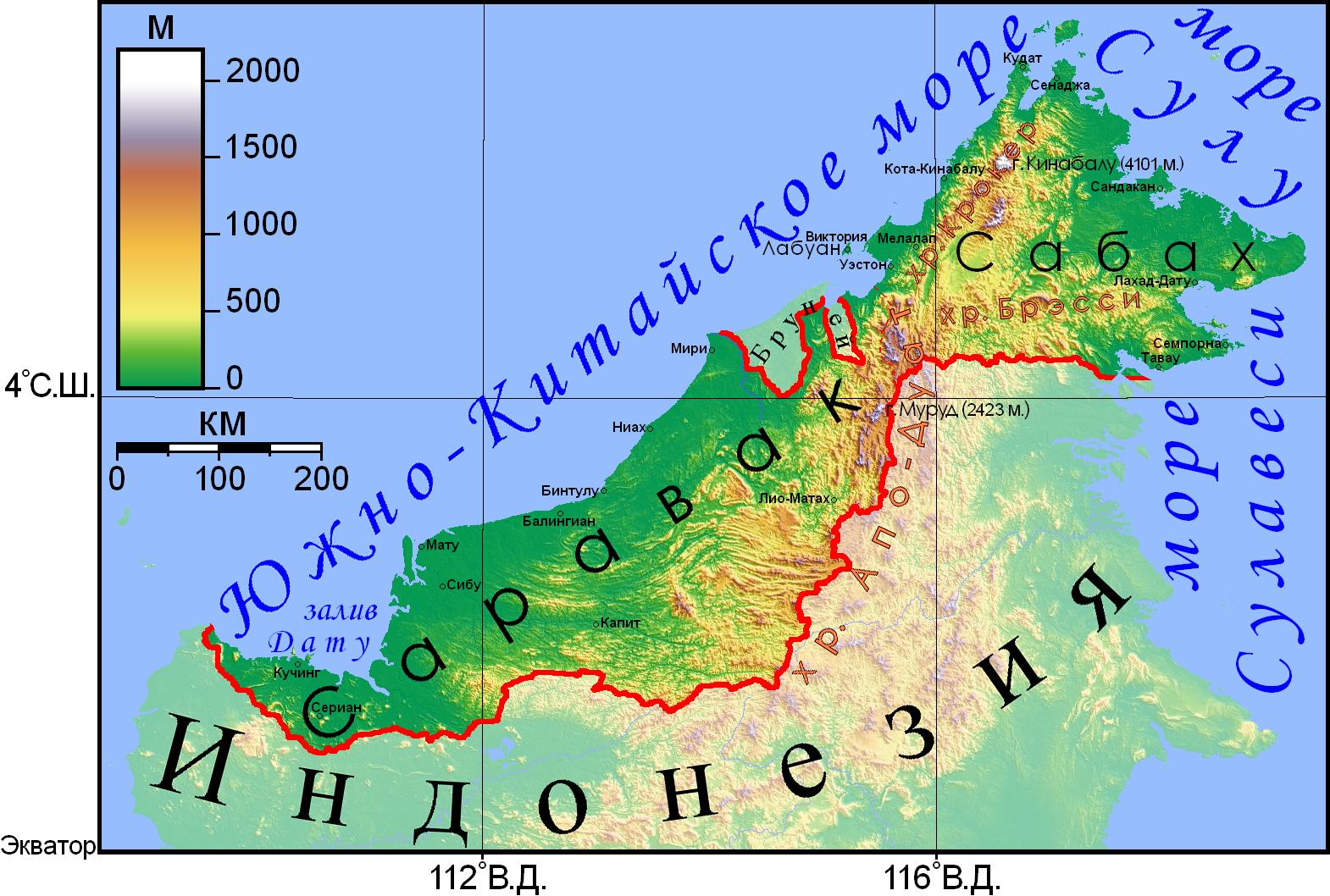 малайзия на карте мира