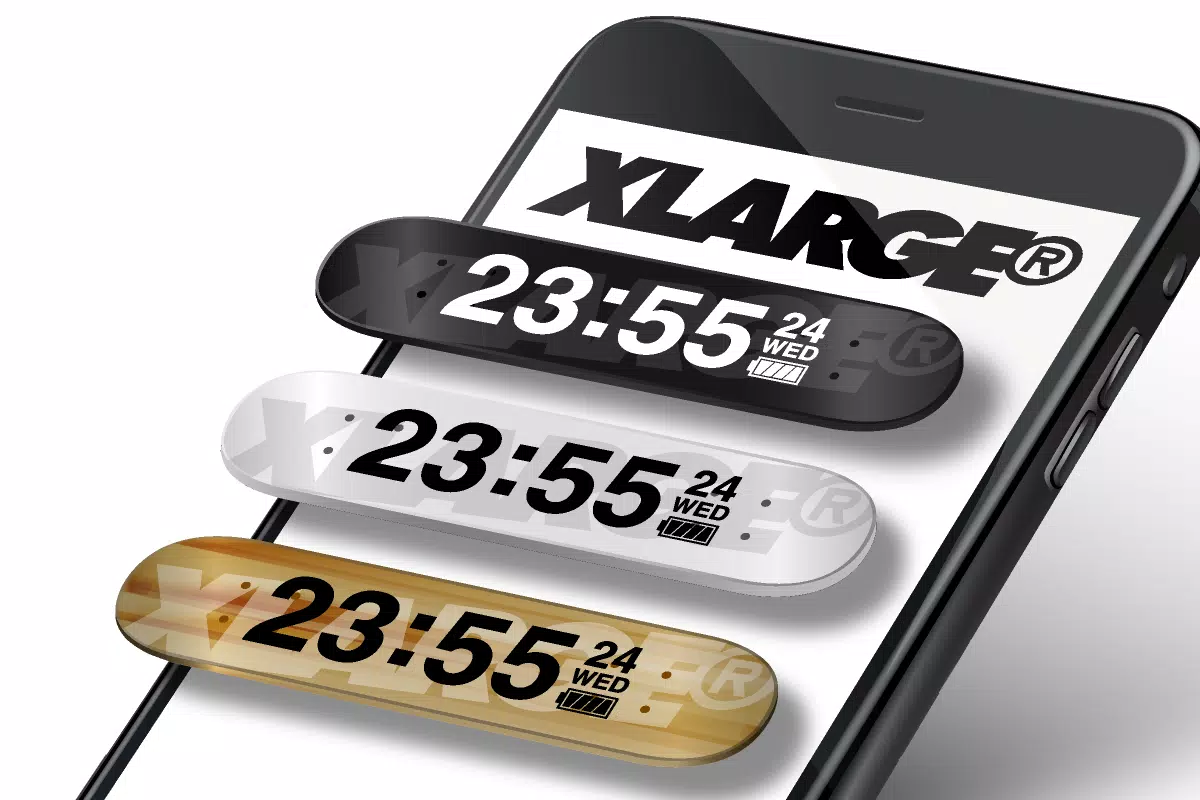Android向けのエクストララージ Xlarge 時計 電池ウィジェット Apkをダウンロードしましょう