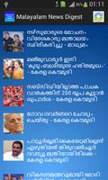 Malayalam News Digest Affiche