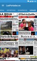Spanish Newspaper Front Pages پوسٹر