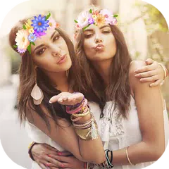 Скачать Collage Filters Flower Crown APK