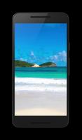 Sunny beach HD Live Wallpaper Affiche