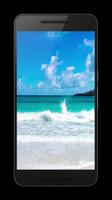 Sunny beach HD Live Wallpaper capture d'écran 1