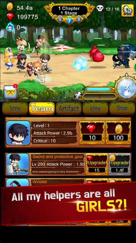 [Game Android] Part Time Hero:Monster Mayham