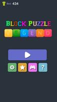 Block Legend Mania - brick block puzzle Cartaz