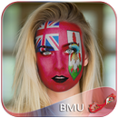 Bermuda Flag Face Paint - Expert Photo Editor APK