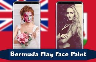 Bermuda Flag Face Paint - Expert Photo Editor โปสเตอร์