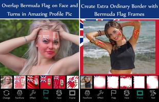 برنامه‌نما Bermuda Flag Face Paint - Expert Photo Editor عکس از صفحه