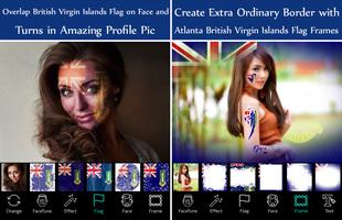 برنامه‌نما British Virgin Islands Flag Face Paint - PicEditor عکس از صفحه