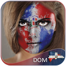 Dominican Flag Face Paint - Intensity Photography APK