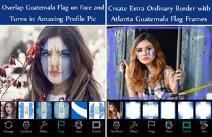 Guatemala Flag Face Paint - Auto Alignment Editor screenshot 1