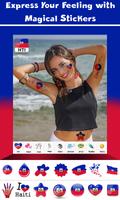 3 Schermata Haiti Flag Face Paint - Crystal Clear Photography