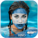 Honduras Flag Face Paint - Ghost Reduction Editor APK