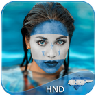 Icona Honduras Flag Face Paint - Ghost Reduction Editor