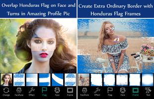 Honduras Flag Face Paint - Ghost Reduction Editor स्क्रीनशॉट 1