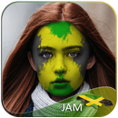 Jamaica Flag Face Paint - Touchup Photography APK