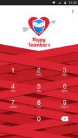 Valentine's Theme for App Lock تصوير الشاشة 1