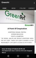 Green Art Design And Products الملصق