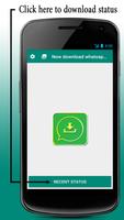 Now download whatsapp status Poster