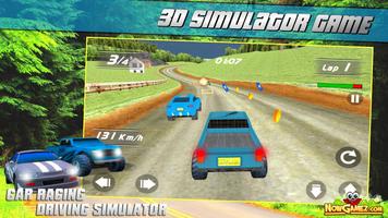 Car Racing Driving Simulator Affiche