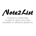 Note2List - free