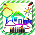 Coloring Book Game For Kids simgesi