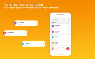 Notepad - Quick reminder Affiche