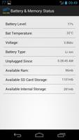 Battery & Memory Status free screenshot 2