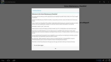 Home Maintenance Checklist पोस्टर