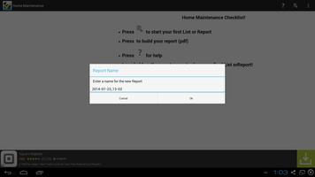 Home Maintenance Checklist capture d'écran 3