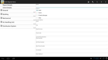 3 Schermata HVAC Reporter Pro Demo