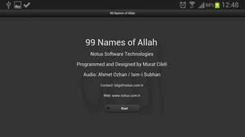 99 Names of Allah ภาพหน้าจอ 1