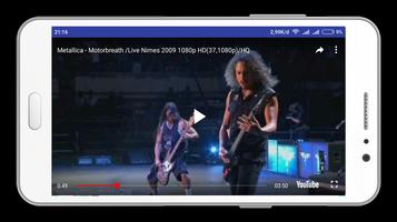 برنامه‌نما Metallica music video new عکس از صفحه