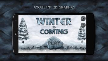 Poster Game Of Snow-Winter Is Coming.