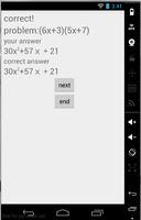 1 Schermata Mathematics Factorization