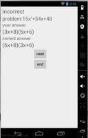 Mathematics Factorization capture d'écran 3