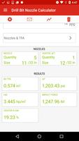 Drill Bit Nozzle Calculator capture d'écran 1