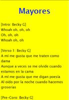 Mayores - Becky G ft. Bad Bunny スクリーンショット 1
