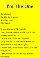 I'm the One - DJ Khaled ft. Justin Bieber تصوير الشاشة 1