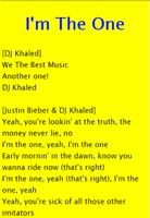 I'm the One - DJ Khaled ft. Justin Bieber capture d'écran 1