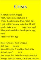Rich Chigga ft. 21 Savage - Crisis اسکرین شاٹ 1