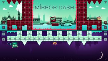 Geometry Mirror Dash - The tap and jump odyssey تصوير الشاشة 1
