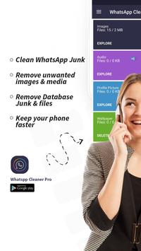 Whatspp Junk Cleaner Pro poster